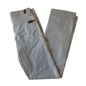 7 For All Mankind Hi Rise Gray Skinny Jeans - Girls 10